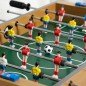 Futbolín de Mesa de Madera con 6 Varillas 2 Marcadores de Puntos y 18 Jugadores para +6 Años 69x36,5x22cm Natural Futbolín de Mesa de Madera con 6 Varillas 2 Marcadores de Puntos y 18 Jugadores para +6 Años 69x36,5x22cm Natural