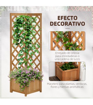Jardinera con Enrejado