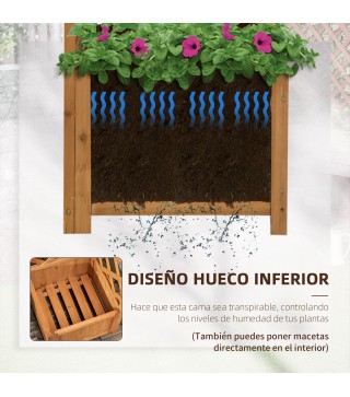Jardinera con Enrejado