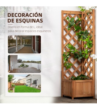 Jardinera con Enrejado