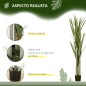 Yuca Artificial 190cm Planta Artificial con 39 Hojas Decoración para Hogar Salón Oficina Jardín Ø17x190 cm Verde