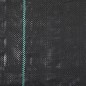 Malla Geotextil 1x100 m Malla de Jardín contra Malas Hierbas 60 g/m² Rollo de Malla Antimaleza Negro