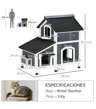 Caseta para Gatos
