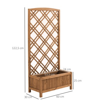 Jardinera con Enrejado