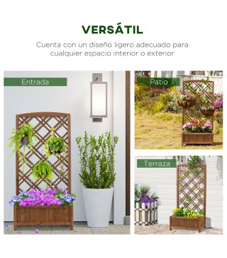 Jardinera con Enrejado