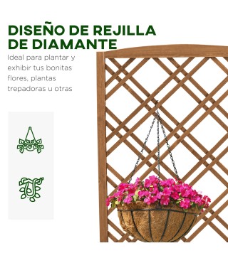 Jardinera con Enrejado