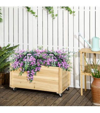 Jardinera con Ruedas