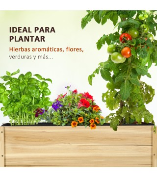 Jardinera con Ruedas