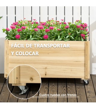 Jardinera con Ruedas