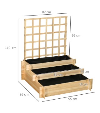 Jardinera de Escalera