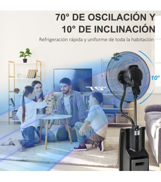Ventilador con Nebulizador