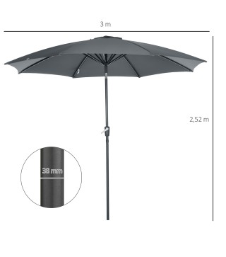 Sombrilla de Jardín