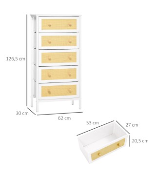 Cómoda de Tela