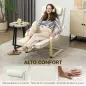 Sillón Salón con Masaje y Calefacción de Lino Reposapiés Ajustable Respaldo Alto Reposacabezas Control Remoto Bolsillo Sillón Salón con Masaje y Calefacción de Lino Reposapiés Ajustable Respaldo Alto Reposacabezas Control Remoto Bolsillo