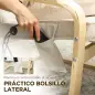 Sillón Salón con Masaje y Calefacción de Lino Reposapiés Ajustable Respaldo Alto Reposacabezas Control Remoto Bolsillo Sillón Salón con Masaje y Calefacción de Lino Reposapiés Ajustable Respaldo Alto Reposacabezas Control Remoto Bolsillo