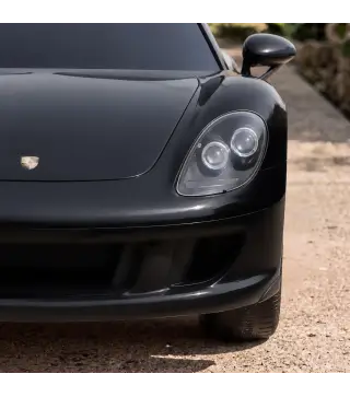 Coche Eléctrico Niños Licencia Porsche Carrera GT 12V Mando a Distancia 2,4 G 2 Motores Suspensión Arranque Suave Negro
