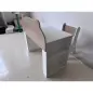 Juego de Mesa Infantil con Silla con Compartimento y 4 Estantes Laterales Montessori 3 a 8 Años Blanco y Natural