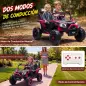 Coche Eléctrico Niños 2 Plazas UTV 24V 2 Motores Batería Litio Control Remoto Suspensión Arranque Suave 3-8 Años Rosa Coche Eléctrico Niños 2 Plazas UTV 24V 2 Motores Batería Litio Control Remoto Suspensión Arranque Suave 3-8 Años Rosa