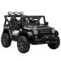 Coche Eléctrico Niños 24V 2 Plazas Batería de Litio Control Remoto 2 Motores Suspensión Trasera Arranque Suave Negro Coche Eléctrico Niños 24V 2 Plazas Batería de Litio Control Remoto 2 Motores Suspensión Trasera Arranque Suave Negro
