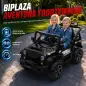 Coche Eléctrico Niños 24V 2 Plazas Batería de Litio Control Remoto 2 Motores Suspensión Trasera Arranque Suave Negro Coche Eléctrico Niños 24V 2 Plazas Batería de Litio Control Remoto 2 Motores Suspensión Trasera Arranque Suave Negro