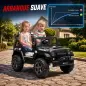 Coche Eléctrico Niños 24V 2 Plazas Batería de Litio Control Remoto 2 Motores Suspensión Trasera Arranque Suave Negro Coche Eléctrico Niños 24V 2 Plazas Batería de Litio Control Remoto 2 Motores Suspensión Trasera Arranque Suave Negro
