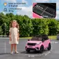 Coche Eléctrico SUV Niños Licencia Range Rover Velar 12V Control Remoto Batería Litio 2 Motores Suspensión 2-4Años Rosa Coche Eléctrico SUV Niños Licencia Range Rover Velar 12V Control Remoto Batería Litio 2 Motores Suspensión 2-4Años Rosa