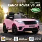 Coche Eléctrico SUV Niños Licencia Range Rover Velar 12V Control Remoto Batería Litio 2 Motores Suspensión 2-4Años Rosa Coche Eléctrico SUV Niños Licencia Range Rover Velar 12V Control Remoto Batería Litio 2 Motores Suspensión 2-4Años Rosa