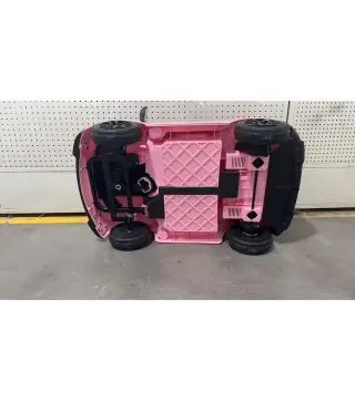 Coche Eléctrico SUV Niños Licencia Range Rover Velar 12V Control Remoto Batería Litio 2 Motores Suspensión 2-4Años Rosa