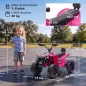 Quad Eléctrico Niños 24V 2 Plazas 2 Motores 120 W Batería de Litio Suspensión Arranque Suave 4-6 km/h 3-8 Años Rosa Quad Eléctrico Niños 24V 2 Plazas 2 Motores 120 W Batería de Litio Suspensión Arranque Suave 4-6 km/h 3-8 Años Rosa
