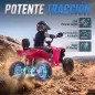 Quad Eléctrico Niños 24V 2 Plazas 2 Motores 120 W Batería de Litio Suspensión Arranque Suave 4-6 km/h 3-8 Años Rosa Quad Eléctrico Niños 24V 2 Plazas 2 Motores 120 W Batería de Litio Suspensión Arranque Suave 4-6 km/h 3-8 Años Rosa