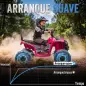 Quad Eléctrico Niños 24V 2 Plazas 2 Motores 120 W Batería de Litio Suspensión Arranque Suave 4-6 km/h 3-8 Años Rosa Quad Eléctrico Niños 24V 2 Plazas 2 Motores 120 W Batería de Litio Suspensión Arranque Suave 4-6 km/h 3-8 Años Rosa