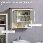 Armario de Pared para Baño Mueble de Baño Colgar con 2 Puertas y Estantes de Almacenamiento 60x19,5x52,5 cm Blanco Armario de Pared para Baño Mueble de Baño Colgar con 2 Puertas y Estantes de Almacenamiento 60x19,5x52,5 cm Blanco