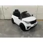 Coche Eléctrico SUV Niños Licencia Range Rover Velar 12V Control Remoto Batería Litio Motores Suspensión 2-4Años Blanco