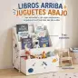 Librería Infantil con Cajón Móvil y 3 Estantes Estantería para Libros Diseño de Espacio Montessori 3 a 8 Años Blanco