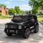 Coche Eléctrico Niños 12V Mercedes-AMG G63 Control Remoto 2 Motores Suspensión Trasera Arranque Suave Música Negro