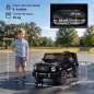 Coche Eléctrico Niños 12V Mercedes-AMG G63 Control Remoto 2 Motores Suspensión Trasera Arranque Suave Música Negro
