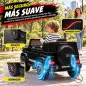 Coche Eléctrico Niños 12V Mercedes-AMG G63 Control Remoto 2 Motores Suspensión Trasera Arranque Suave Música Negro