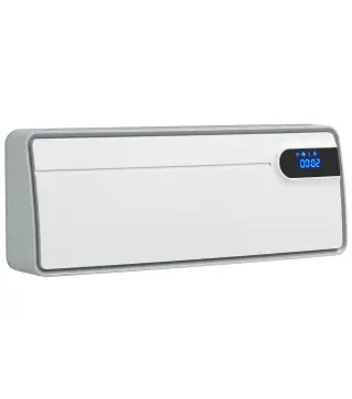 Calefactor Eléctrico Cerámico de Pared 2000W con WiFi App 3 Modos Pantalla LED Temporizador Mando a Distancia Blanco