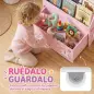 Librería Infantil con Cajón Móvil y 3 Estantes Estantería para Libros Diseño de Unicornio Montessori 3 a 8 Años Rosa Librería Infantil con Cajón Móvil y 3 Estantes Estantería para Libros Diseño de Unicornio Montessori 3 a 8 Años Rosa