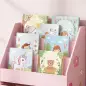 Librería Infantil con Cajón Móvil y 3 Estantes Estantería para Libros Diseño de Unicornio Montessori 3 a 8 Años Rosa Librería Infantil con Cajón Móvil y 3 Estantes Estantería para Libros Diseño de Unicornio Montessori 3 a 8 Años Rosa