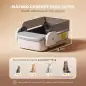 Arenero Gatos Autolimpiable Abierto Control por APP Sensores de Seguridad Capacidad de 10 L sin Olores Entrada Baja Arenero Gatos Autolimpiable Abierto Control por APP Sensores de Seguridad Capacidad de 10 L sin Olores Entrada Baja
