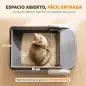 Arenero Gatos Autolimpiable Abierto Control por APP Sensores de Seguridad Capacidad de 10 L sin Olores Entrada Baja Arenero Gatos Autolimpiable Abierto Control por APP Sensores de Seguridad Capacidad de 10 L sin Olores Entrada Baja