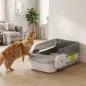 Arenero Gatos Autolimpiable Abierto Control por APP Sensores de Seguridad Capacidad de 10 L sin Olores Entrada Baja Arenero Gatos Autolimpiable Abierto Control por APP Sensores de Seguridad Capacidad de 10 L sin Olores Entrada Baja