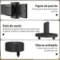 Puerta Corredera Interior 106,7x213,4 cm con Kit de Montaje MDF y Madera de Pino Riel y Herrajes para Baño Blanco Puerta Corredera Interior 106,7x213,4 cm con Kit de Montaje MDF y Madera de Pino Riel y Herrajes para Baño Blanco