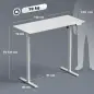 Escritorio Elevable Eléctrico 140x70 cm Altura Ajustable 72-120 cm 3 Memorias Silencioso 2 Ganchos 2 Pasacables Blanco Escritorio Elevable Eléctrico 140x70 cm Altura Ajustable 72-120 cm 3 Memorias Silencioso 2 Ganchos 2 Pasacables Blanco
