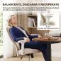 Silla de Escritorio Ergonómica Cojín Lumbar de Espuma Viscoelástica Reposacabezas 3D Reposabrazos Ajustables Beige Silla de Escritorio Ergonómica Cojín Lumbar de Espuma Viscoelástica Reposacabezas 3D Reposabrazos Ajustables Beige