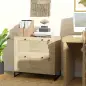 Armario Archivador de 2 Cajones de Ratán Bohemio con Cerraduras Barras para Carpetas, A4 y Legal 75x40x71,5 cm Roble Armario Archivador de 2 Cajones de Ratán Bohemio con Cerraduras Barras para Carpetas, A4 y Legal 75x40x71,5 cm Roble