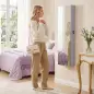 Espejo Joyero de Pared con Luces LED Espejo Pequeño Plegable Cerradura para Colgar en la Pared o en la Puerta Morado Espejo Joyero de Pared con Luces LED Espejo Pequeño Plegable Cerradura para Colgar en la Pared o en la Puerta Morado