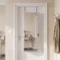 Espejo Joyero de Pared con Luces LED Espejo Pequeño Plegable Cerradura para Colgar en la Pared o en la Puerta Morado Espejo Joyero de Pared con Luces LED Espejo Pequeño Plegable Cerradura para Colgar en la Pared o en la Puerta Morado