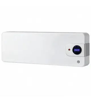 Calefactor Eléctrico de Pared 2000W con 3 Modos WiFi App Pantalla LED Termostato Temporizador y Oscilación Blanco
